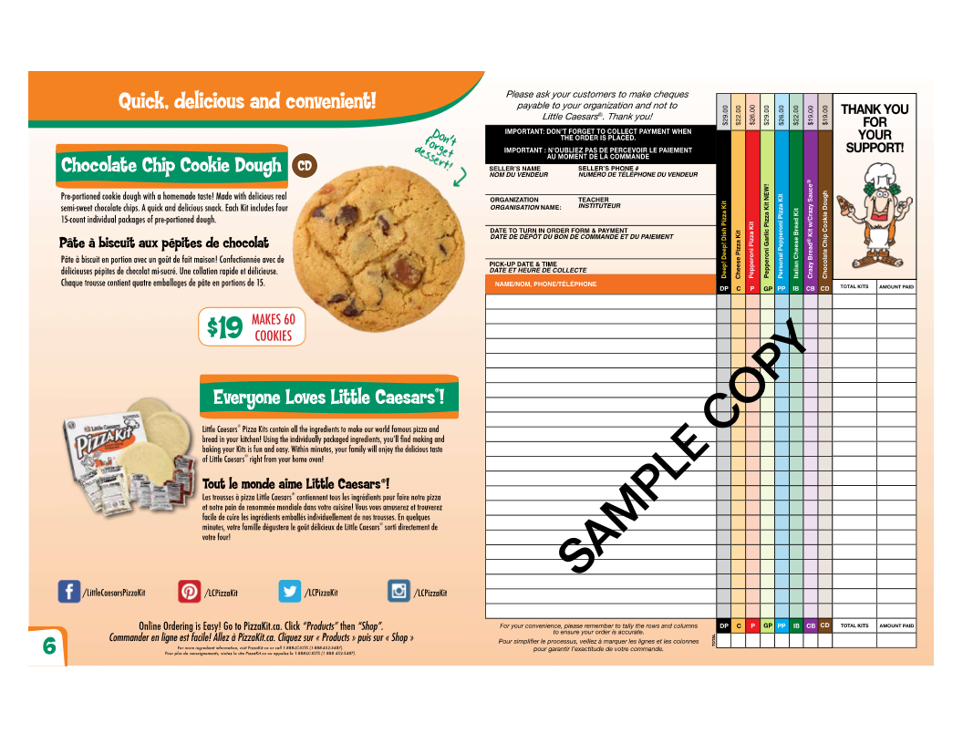 little caesars fundraiser order form look bookeyes co little caesars pizza fundraiser order form
